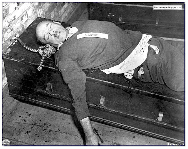 Fritz Sauckel after he was hanged on October 16, 1946