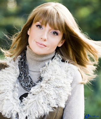 Hostess of Ukraine's Got Talent Oksana Marchenko