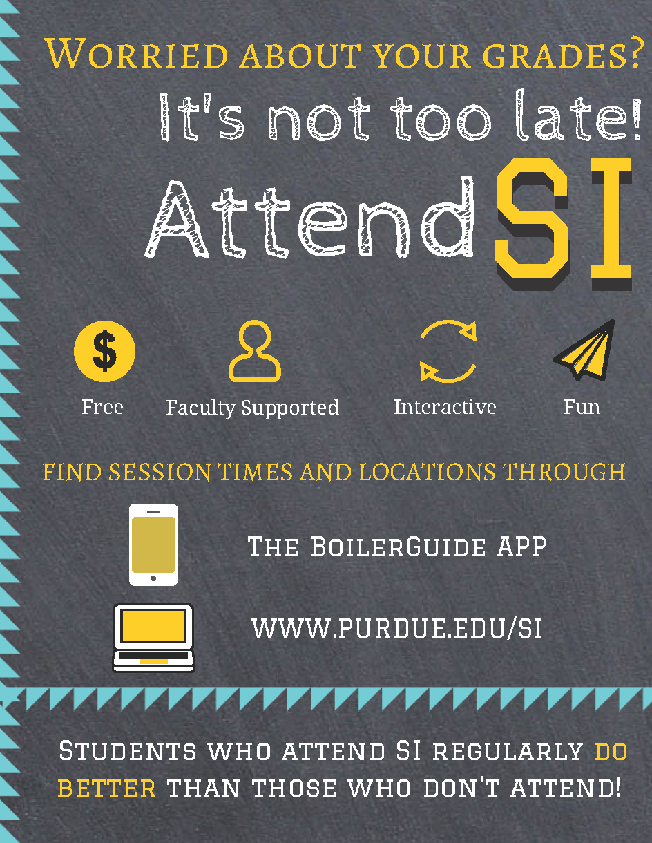 supplemental instruction flyer purdue ie undergrad news and notes supplemental instruction flyers