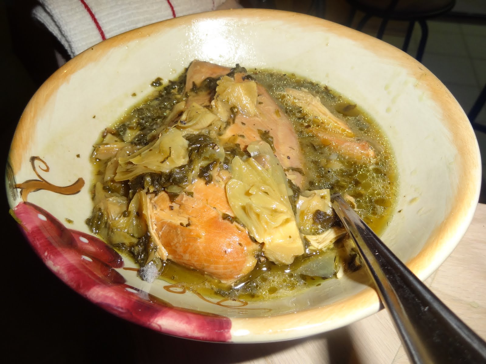 Bright-Eyes & Bushy-Tales: Spinach Artichoke Crock Pot Chicken