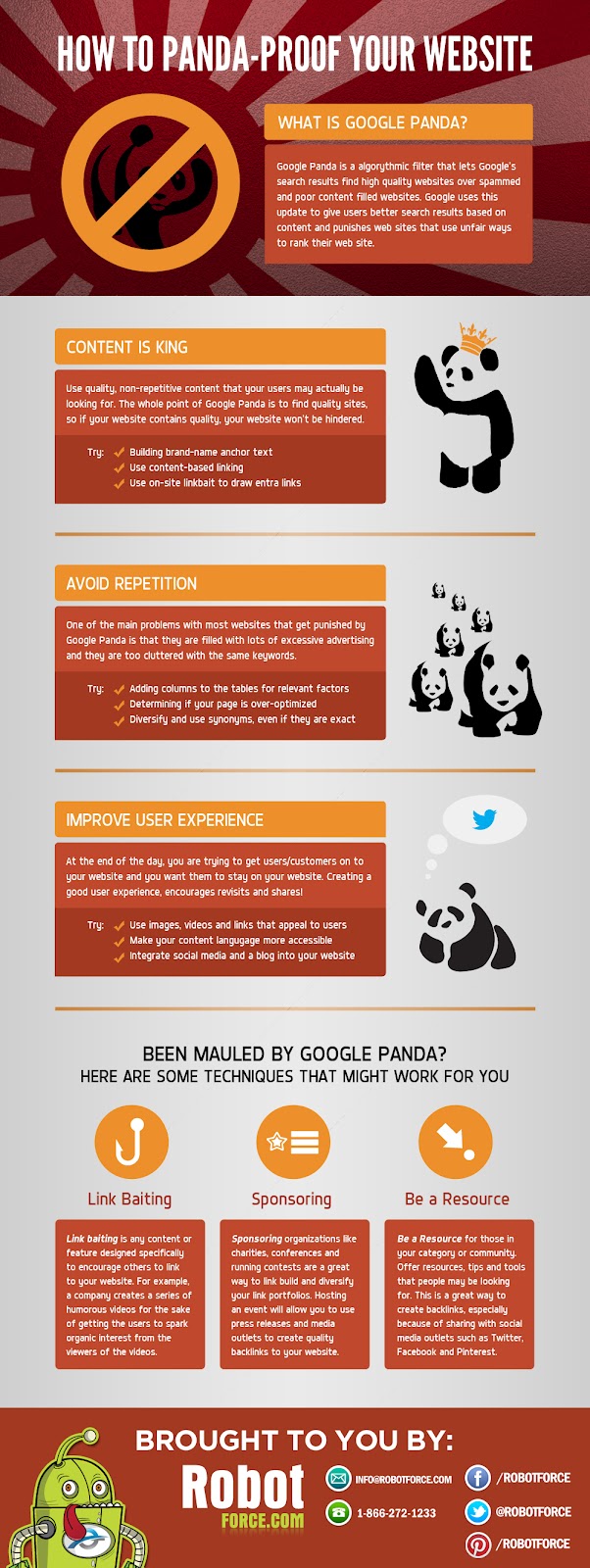 Infographie Google Panda
