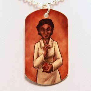 Myra Adele Logan pendant by Whitney Brown for Optical Studios