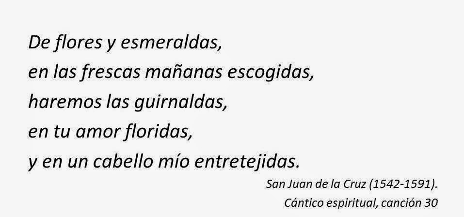 Resultado de imagen de versos de san juan de la cruz