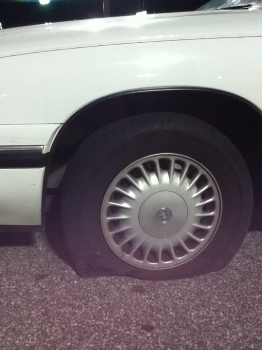 neko random my tire went flat