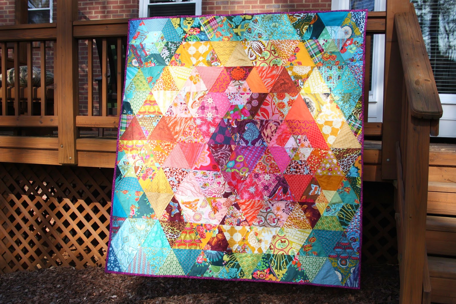MOM Patchwork Prism Quilt