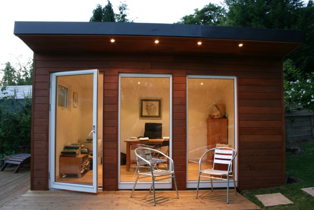 Outdoor Garden Shed into Living Space-A