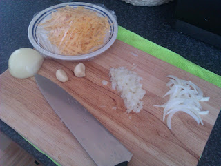 Savoury Cheese and onion cob