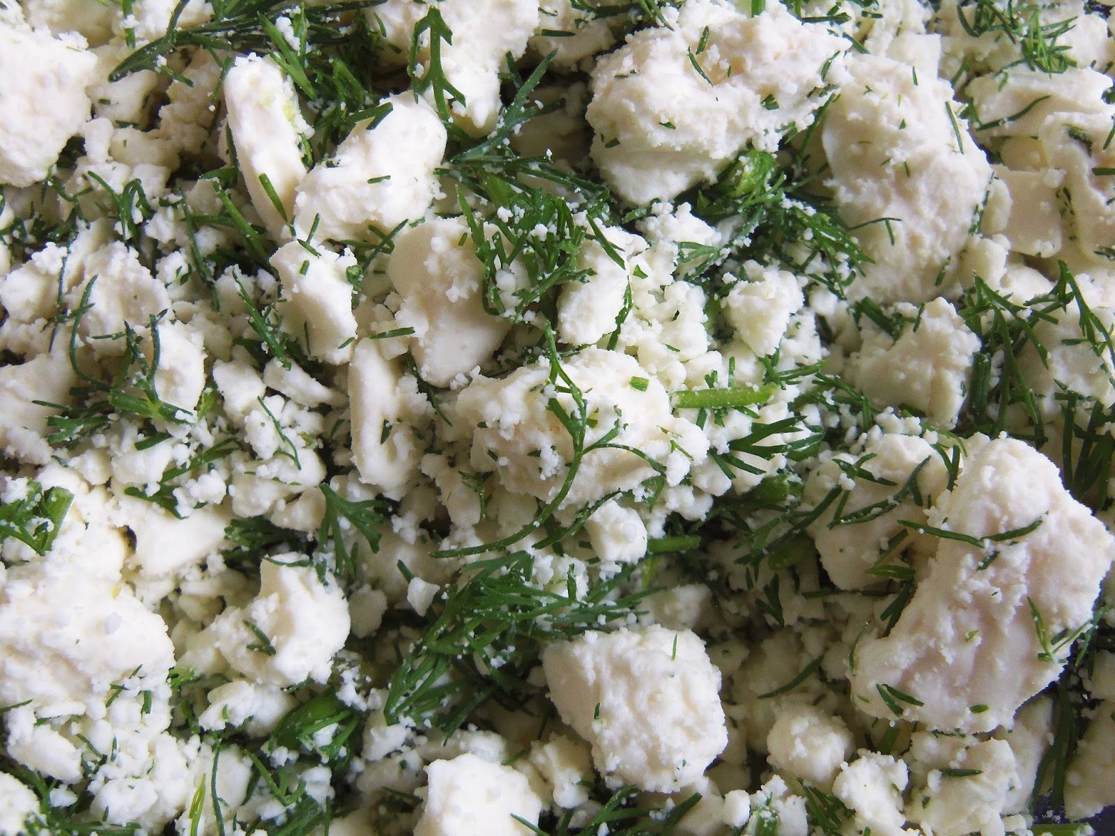 Simply Romanesco Feta Cheese and Dill Stuffed Flatbread