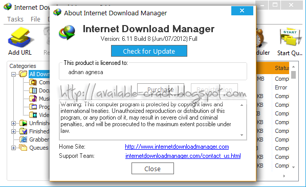 Idm 6.11 Full Crack