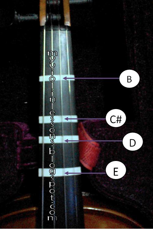My Violin Lessons How to Put Violin Tapes