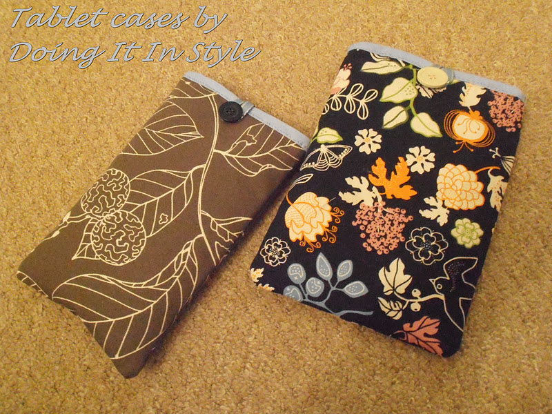 Doing It In Style Make your own tablet/kindle case tutorial