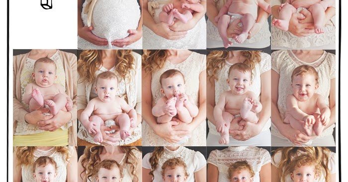Il diario del primo anno: idee per fotografare i neonati mese per mese
