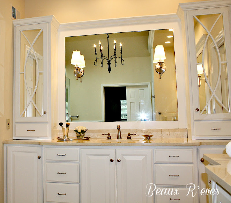 Beaux R'eves shared her bathroom remodel~ it is just simply gorgeous. title=