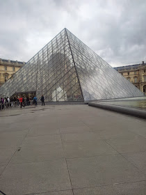 The glass at The Louvre, Paris