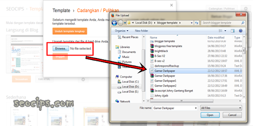 Cara menganti Template Blog di Blogger Cara menganti Tampilan atau Template Blog di Blogger gambar 2