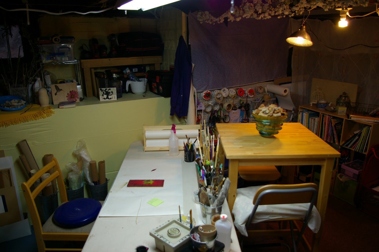 simple joys & muses Basement Artist Studio