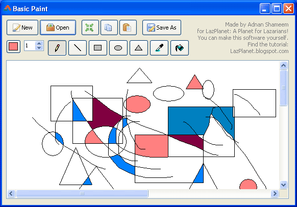 how to draw layers in ms paint