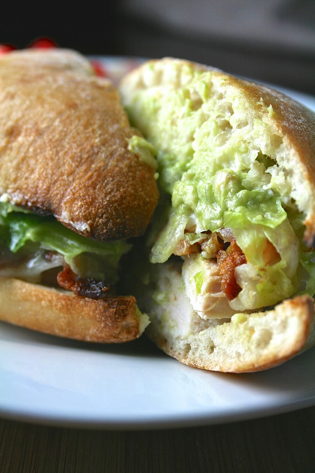 Oregon Transplant Turkey Bacon Guacamole Sandwiches