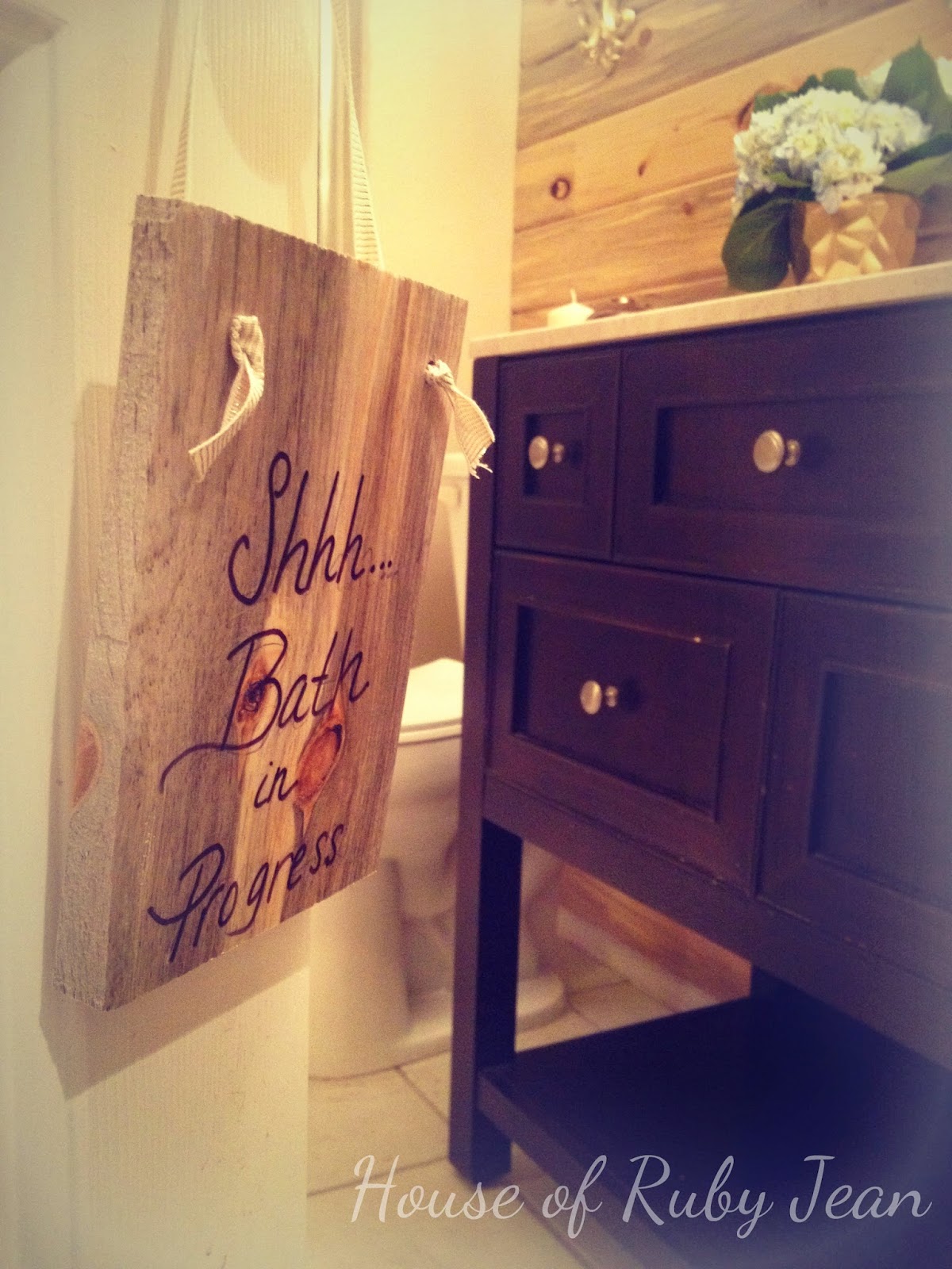 House of Ruby Jean RusticGlam Bath...The Reveal...