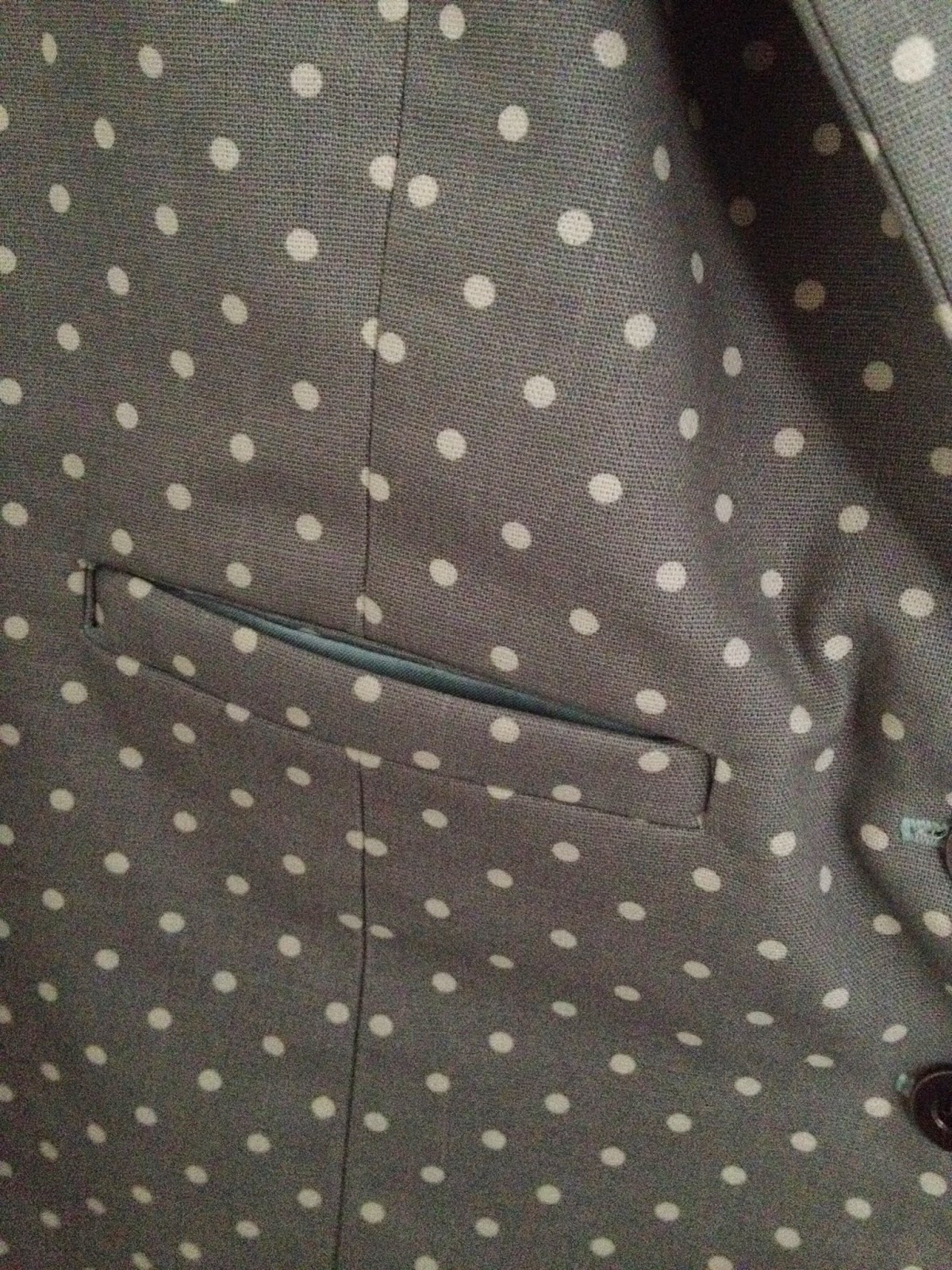 Diary of a Chain Stitcher: Polka Dot Chloe Jacket from Jolie Marie Louise