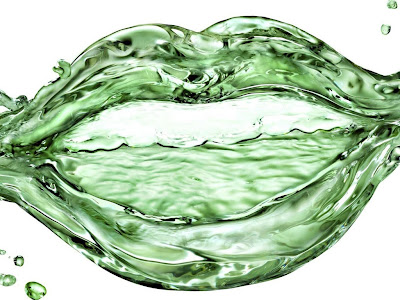 Fresh Green Lips Wallpapers