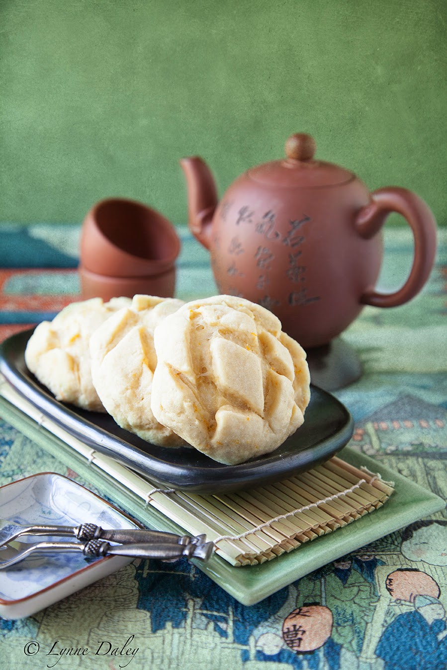 Cafe Lynnylu Melon PanJapanese Melon Bread