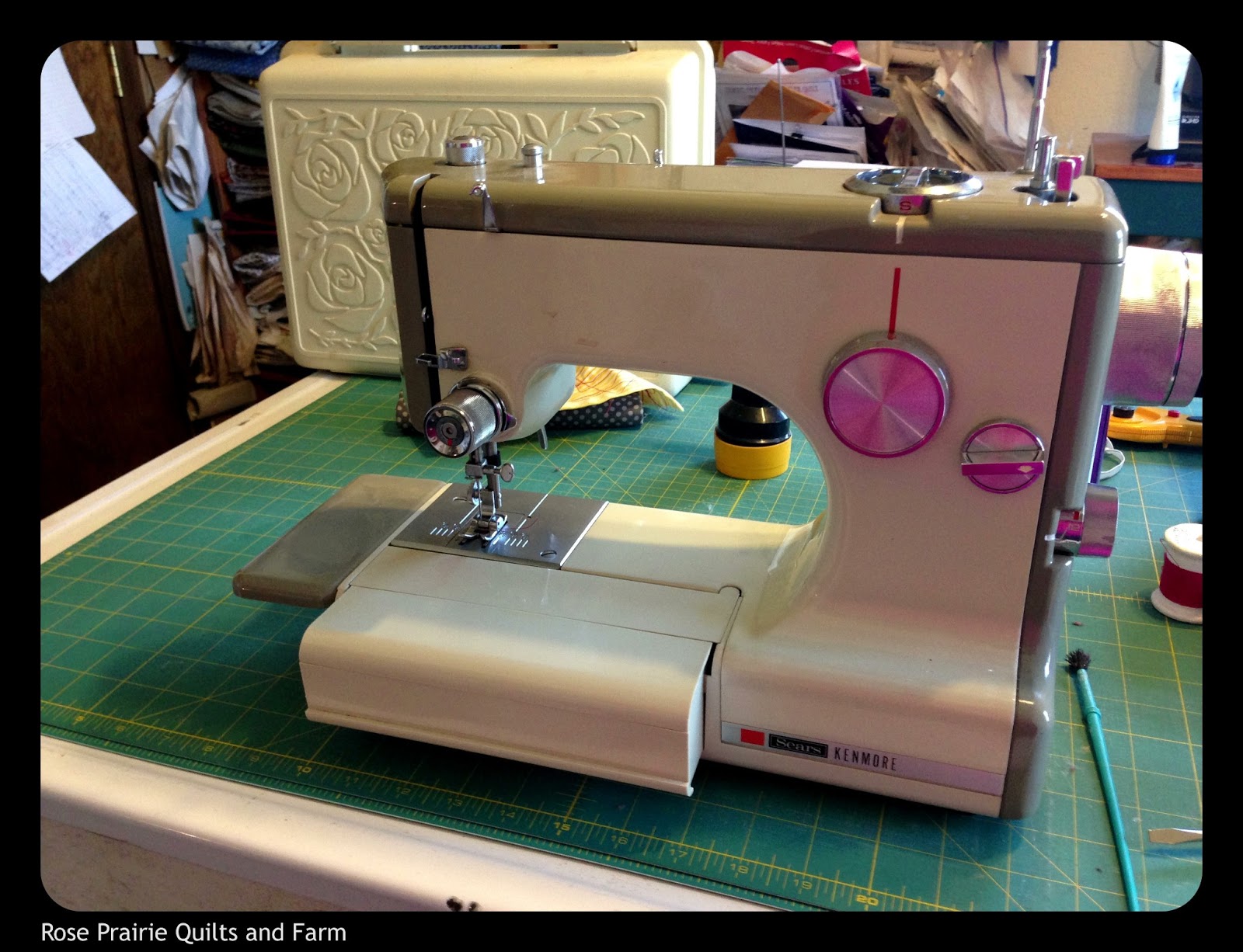 Rose Prairie Quilts and Farm Reading the manual to my new sewing