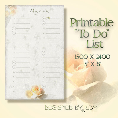 Preview March Calendar