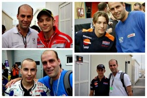 Rossi, Hayden, Lorenzo y Stoner Rossi, Hayden, Lorenzo y Stoner