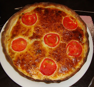 Лоранский пирог с грибами и курицей