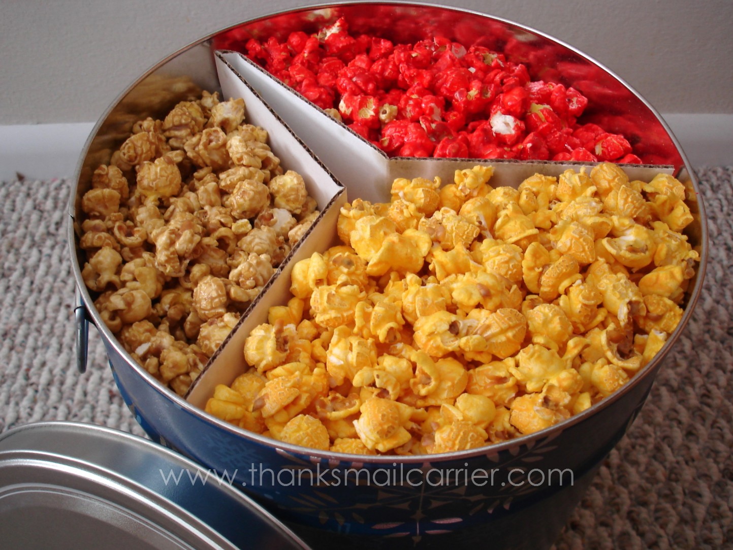 Thanks, Mail Carrier Holiday Gift Guide Topsy's Gourmet Popcorn