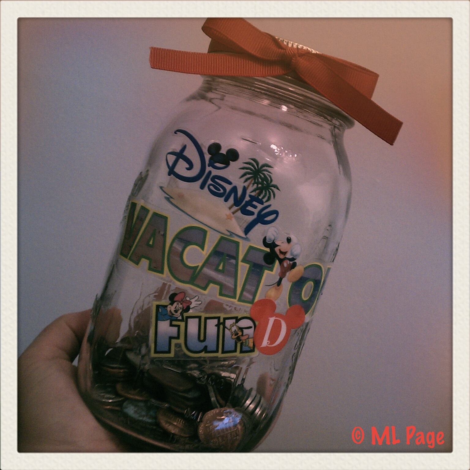 Picturing Disney Make your own Disney Vacation Fund Jar!!