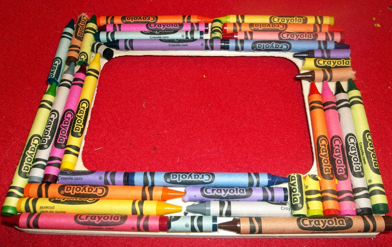 The Coupon Centsation Crayola Crayons .25 per Box Crayon Picture Frame Idea