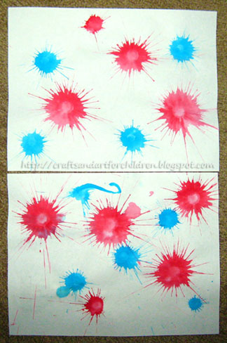 Firework Craft Ideas Kids on Crafts N Things For Children  2 Quick Fireworks Crafts   2 Fourth Of