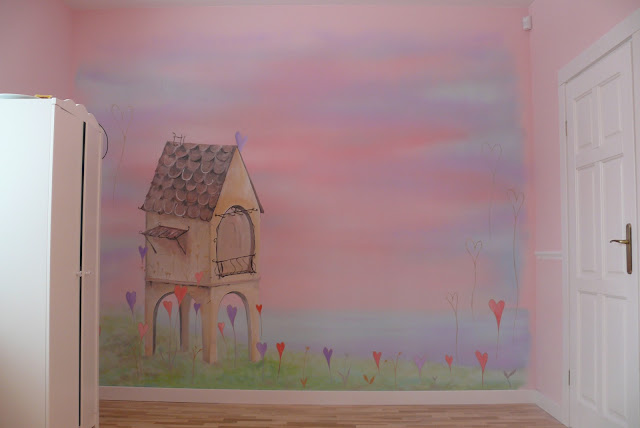 Pokój dziewczynki Artistic wall painting, aranżacja pokoju dziewczynki Lublin