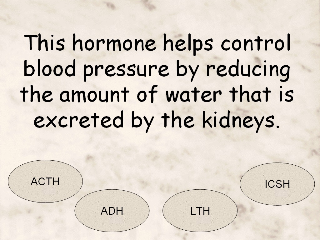 Student Survive 2 Thrive Pituitary Hormones Practice Test