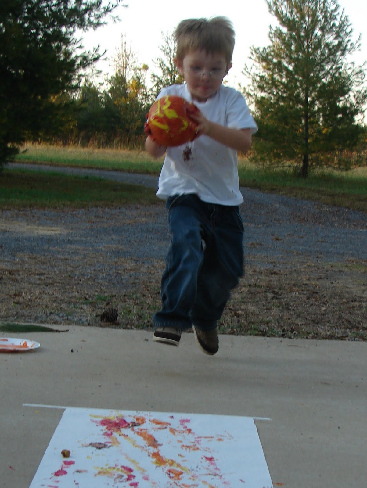 Chuckin Pumpkin Painting