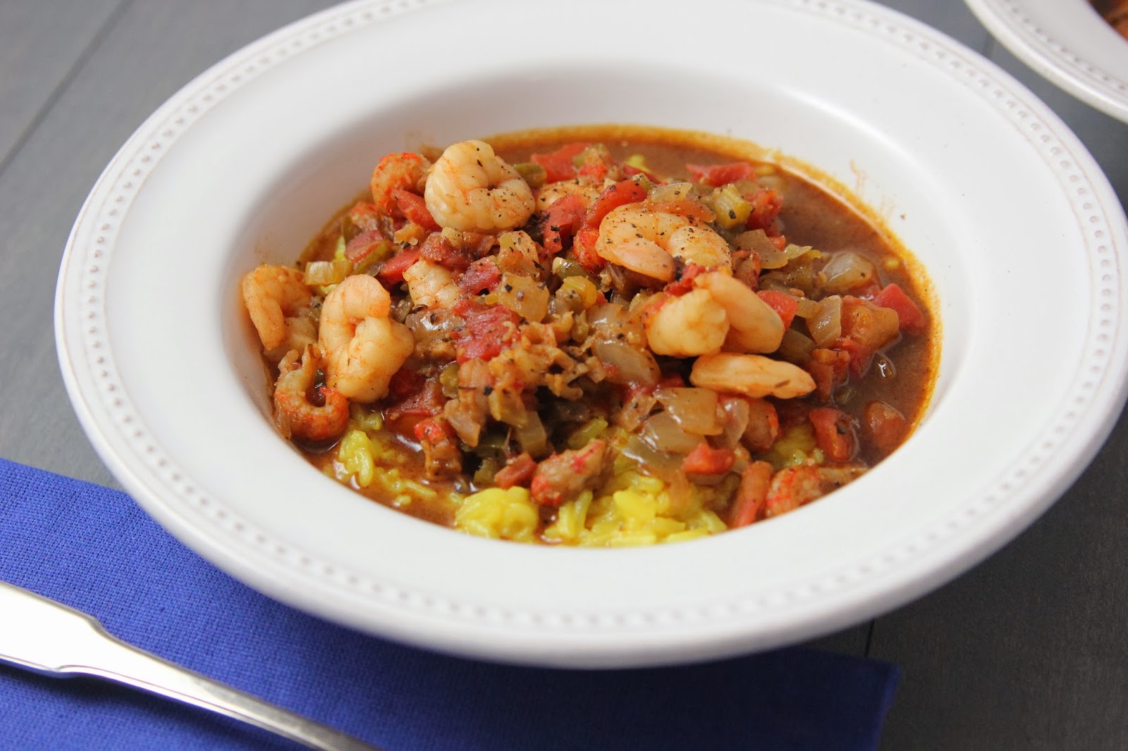 carmen's kitch Cajun Crawfish and Shrimp Étouffée