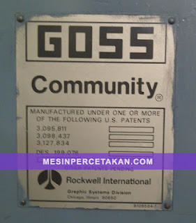 Goss Community | Web offset printing machine Goss Community | Web offset printing machine