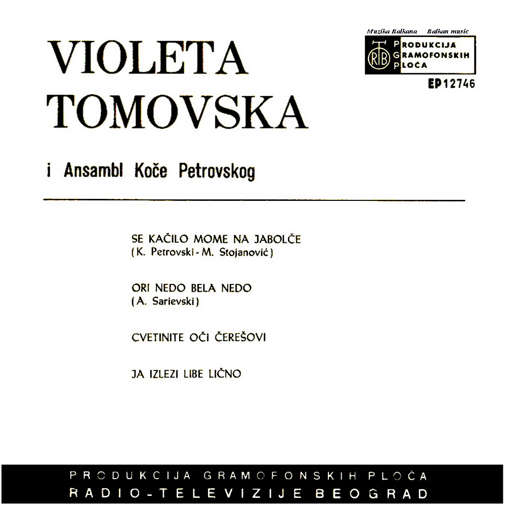Violeta Tomovska - Za Tebe Se Rodiv Violeta Tomovska - Za Tebe Se Rodiv