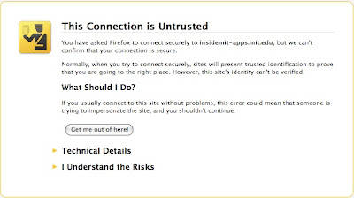 حل مشكلة الموقع غير موثوق فيه في المتصفحات Untrusted+Connection