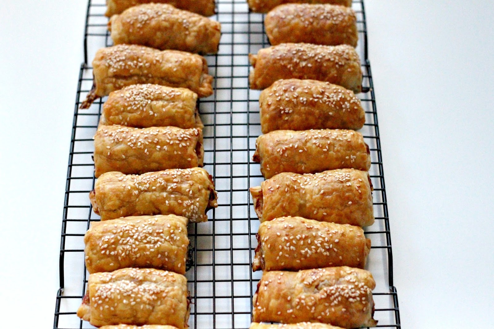 Milk and Honey Chicken and Bacon Sausage Rolls