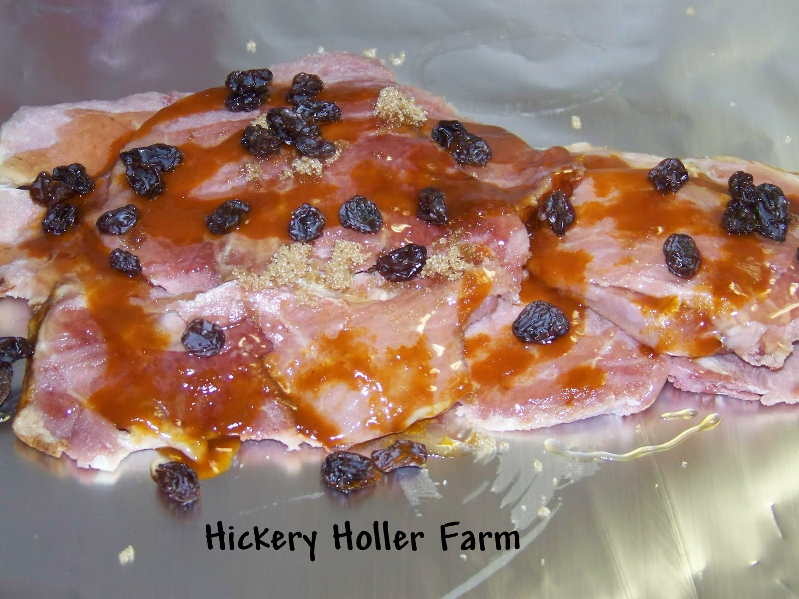Hickery Holler Farm Crockpot Sweet Potatoes and Ham