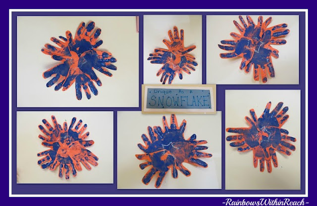 Unique as a Snowflake Bulletin Board (from "Hand" RoundUP via RainbowsWithinReach) Unique as a Snowflake Bulletin Board (from "Hand" RoundUP via RainbowsWithinReach)