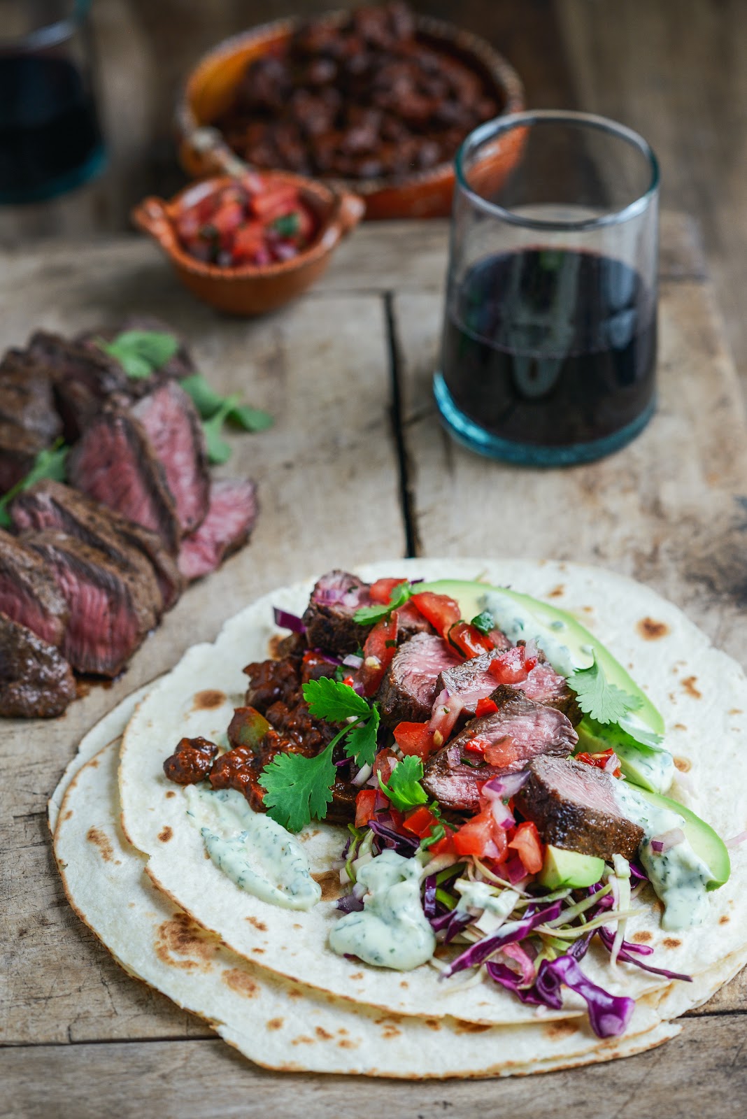 steak tacos tacos