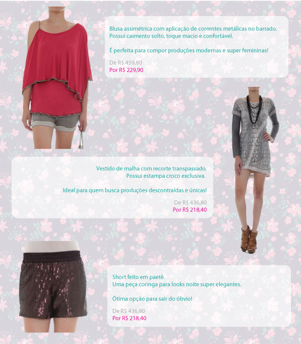 promoção roupas loja caos promoção roupas loja caos