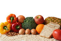 variety of fruits, vegetables, whole grains & dairy
