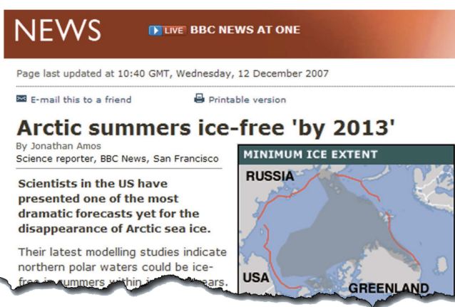 There won't be any ice at all! How the BBC predicted chaos in 2007 There won't be any ice at all! How the BBC predicted chaos in 2007