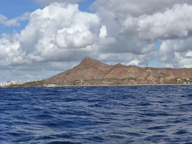 photo of passing by Diamond Head to Waikiki and Honolulu