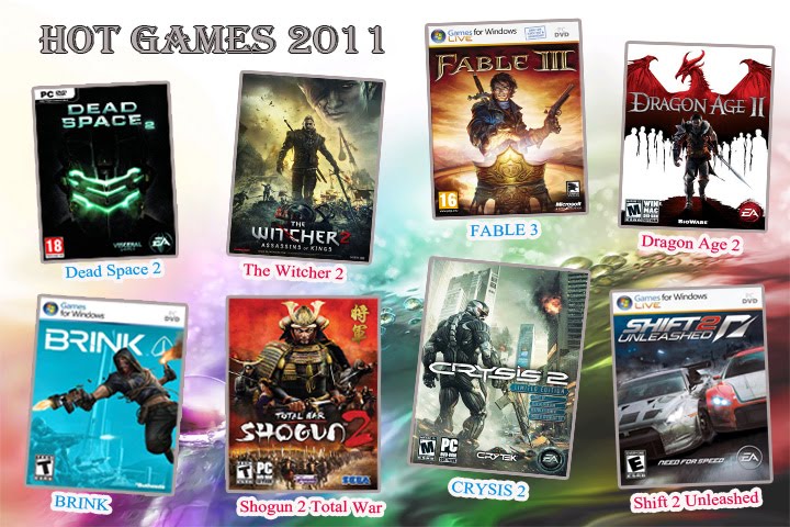 New Hotcoming PC Games Juni 2011